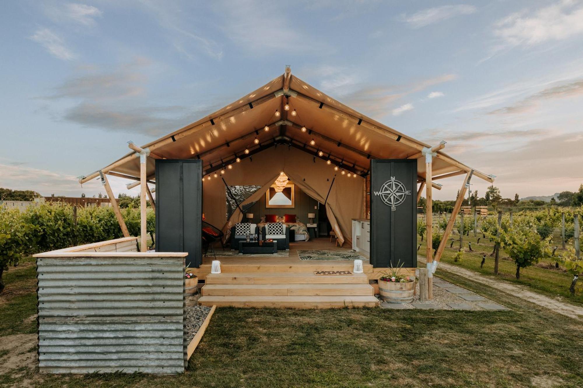 Villas & Vines Glamping Hastings Zewnętrze zdjęcie